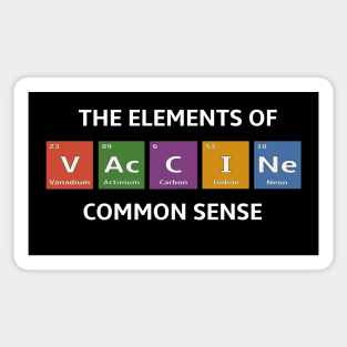 Pro Vaccination Elements of the Periodic Table Sticker